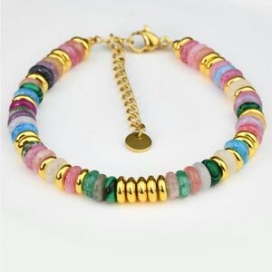 Bright &‎ Beautiful Colorful Beaded Bracelet – Stylish & Comfortable
